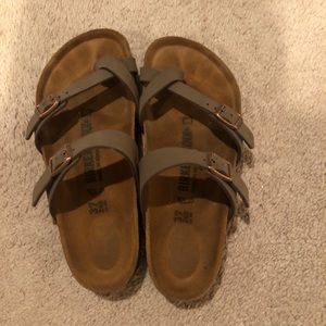 Birkenstock’s Mayari Birko-Flor Nubuck Mocha